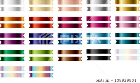 カラーバリエ、リボン1 カラーバリエ、リボン1 109929901