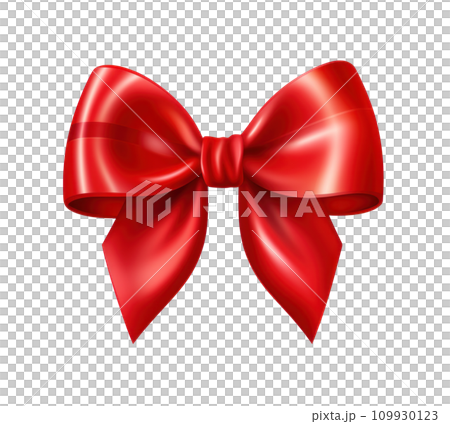 a big bow with a bow, on a transparent background 109930123