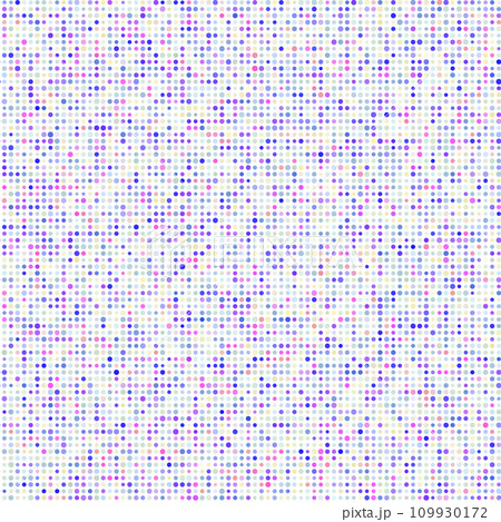 Multicolor background, colorful vector texture with circles. Splash effect banner. Dotted abstract illustration with blurred drops of rain. Seamless pattern for fabric, textile 109930172