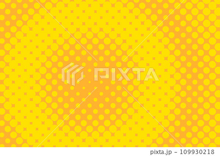 Pop art creative concept colorful comics book magazine cover. Polka dots colorful background. Cartoon halftone retro pattern. Abstract template design for poster, card, sale banner, empty bubble 109930218