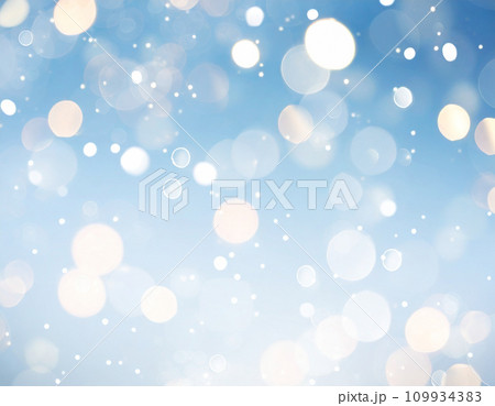 小雪がキラキラ　AI生成画像 109934383