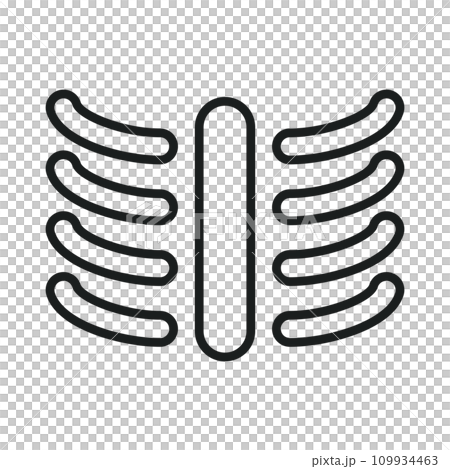 Ribs (human body parts series) - Stock Illustration [109934463] - PIXTA