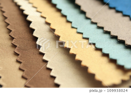 fabric color samples texture background 109938024