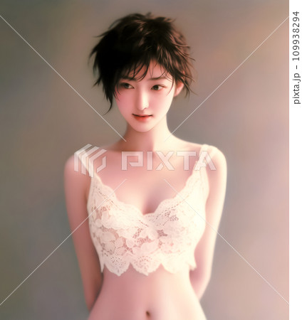 下着女性モデル 下着女性モデル 109938294