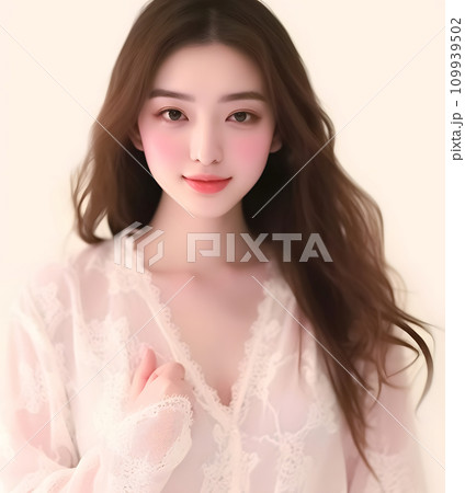 ナイトウェア女性モデル ナイトウェア女性モデル 109939502