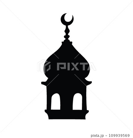 Ramadan Kareem doodle mosque illustration Ramadan Kareem doodle mosque illustration 109939569