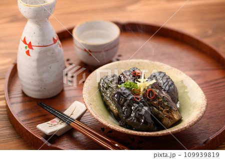 家庭料理 茄子の煮浸し 家庭料理 茄子の煮浸し 109939819