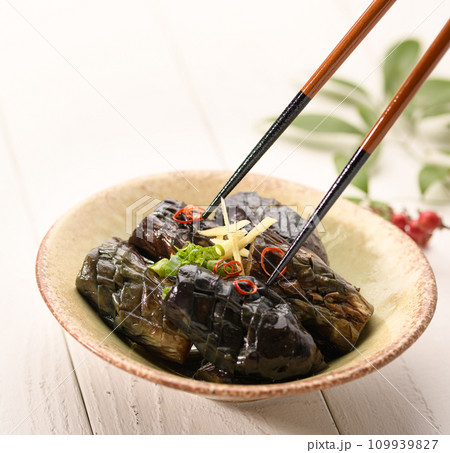 家庭料理　茄子の煮浸し 109939827