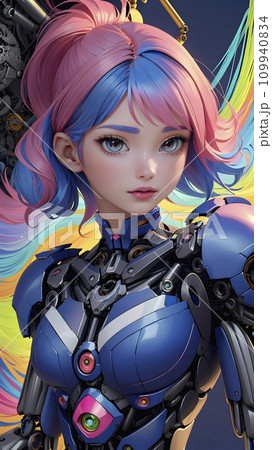 サイボーグ美少女「AI生成画像」 109940834
