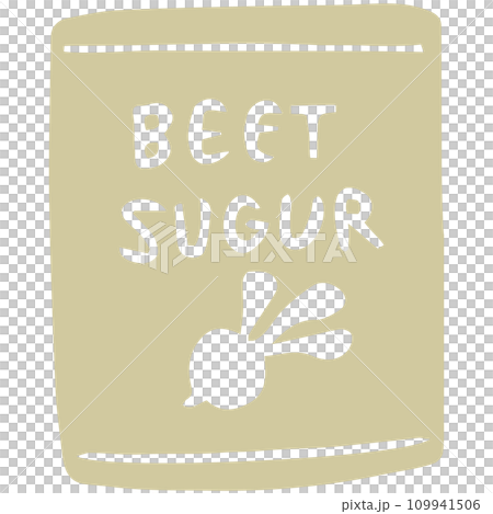 手描きの甜菜糖 109941506