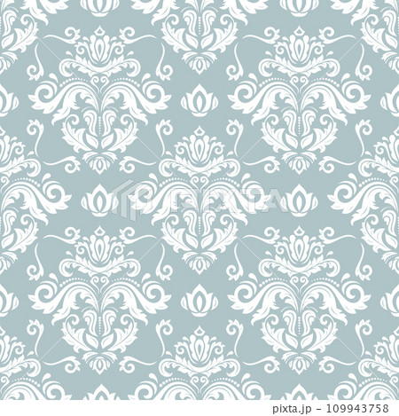 Orient Damask Seamless Background With Arabesques Orient Damask Seamless Background With Arabesques 109943758