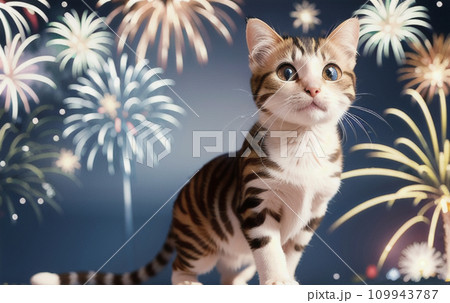 花火と猫 109943787