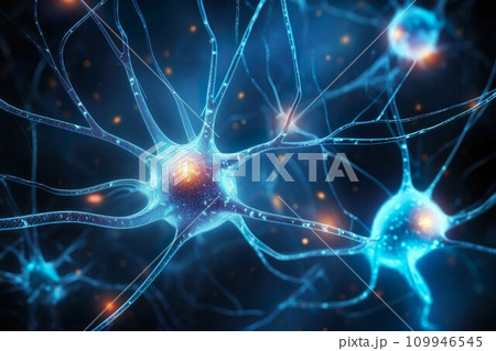 シナプス細胞のイメージ03 109946545