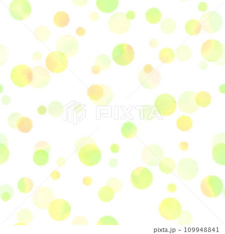 【シームレス】ふわふわの水玉模様 【シームレス】ふわふわの水玉模様 109948841
