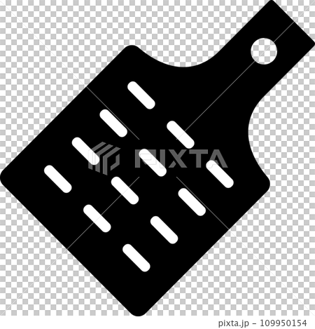 すりおろし器のシンプルなモノクロイラスト 109950154