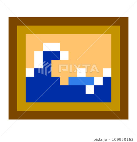 ドット絵：絵画_パターン1 109950162