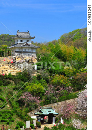 【広島県】桜が満開の因島水軍城 109951045