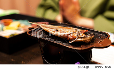 鯵の干物 日本食 御飯 鯵の干物 日本食 御飯 109951650