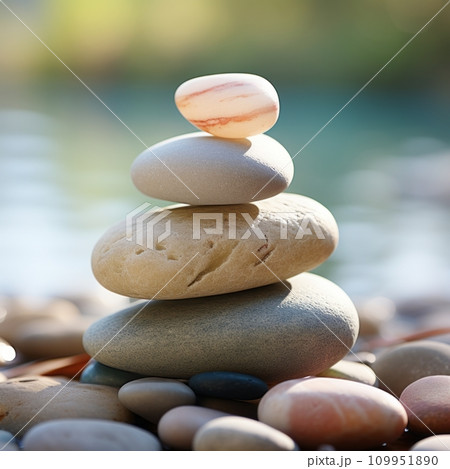 Zen stones with customizable space for text. Copy space. Zen stones with customizable space for text. Copy space. 109951890