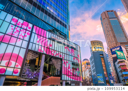 日本の東京都市景観 開業したShibuya Sakura Stage(桜丘口再開発)。渋谷新時代へ 日本の東京都市景観 開業したShibuya Sakura Stage(桜丘口再開発)。渋谷新時代へ 109953114