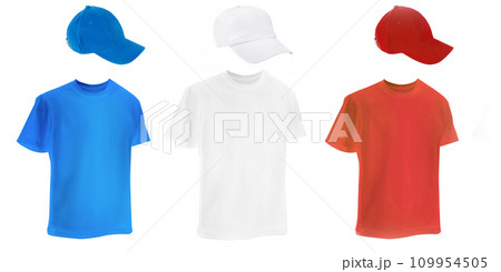Different Colourful T-shirts Different Colourful T-shirts 109954505