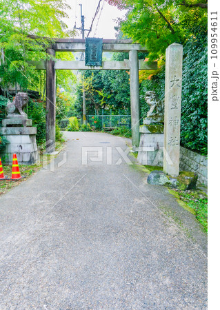 京都市左京区鹿ケ谷宮ノ前町の大豊神社(おおとよじんじゃ) 鳥居 京都市左京区鹿ケ谷宮ノ前町の大豊神社(おおとよじんじゃ) 鳥居 109954611