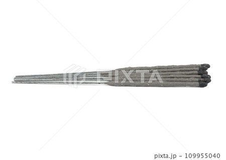 Unlit sparkler candles isolated on white background. 109955040