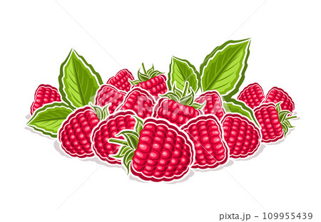 Vector logo for Raspberry Vector logo for Raspberry 109955439