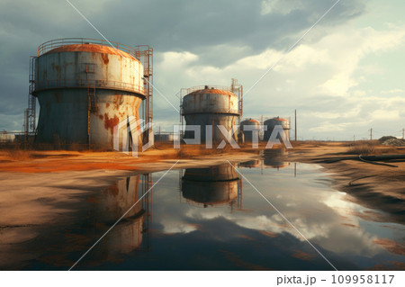 Metallic Oil Reserve Tanks Metallic Oil Reserve Tanks 109958117