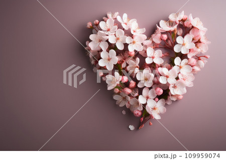 Blooming Affection: Heart and Petals 109959074