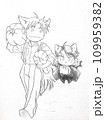 Drawing in the style of anime. The image of a fictional characte 109959382