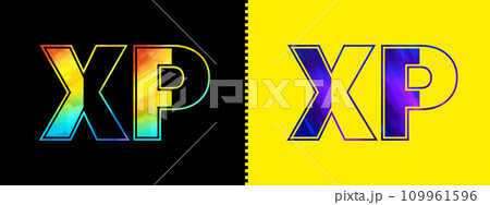 Unique XP letter logo Icon vector template. Premium stylish alphabet logo design for corporate business Unique XP letter logo Icon vector template. Premium stylish alphabet logo design for corporate business 109961596