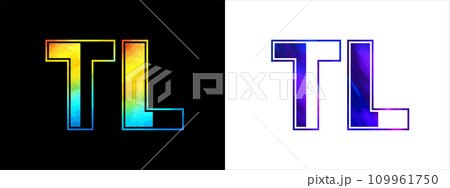 Unique TL letter logo Icon vector template. Premium stylish alphabet logo design for corporate business 109961750