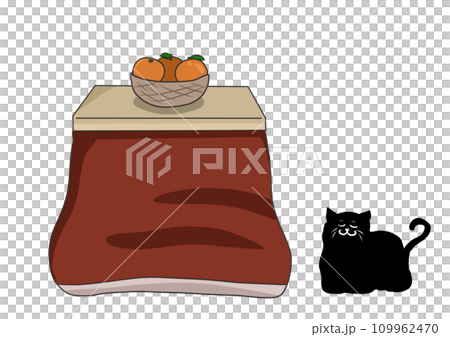 こたつと猫 109962470