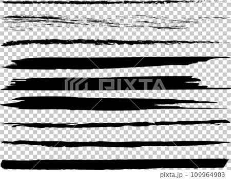 和風和柄筆文字 和風和柄筆文字 109964903