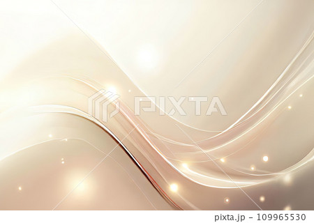Luxury cream color background with golden line elements and curve light effect decoration and bokeh Luxury cream color background with golden line elements and curve light effect decoration and bokeh 109965530