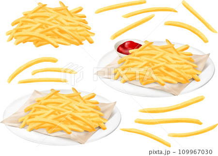 フライドポテト ポテト 揚げ物 ファーストフード フライドポテト ポテト 揚げ物 ファーストフード 109967030