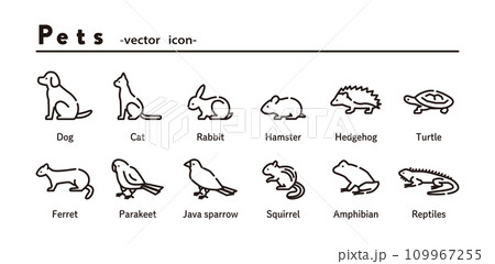 ペット　アイコンセット 109967255