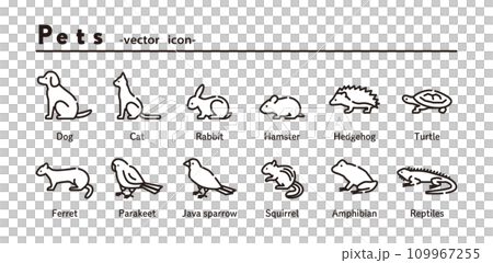 ペット　アイコンセット 109967255