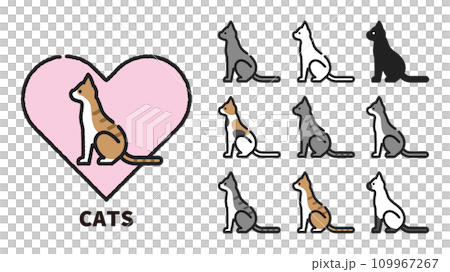 cat cat illustration 109967267