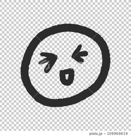 smiley face happy closed eyes emoji hand drawing design Stock Vector |  Adobe Stock