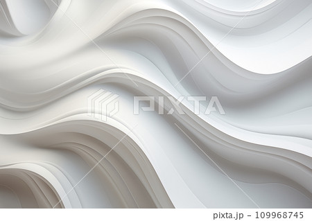 Abstract white and grey background Generative AI 109968745