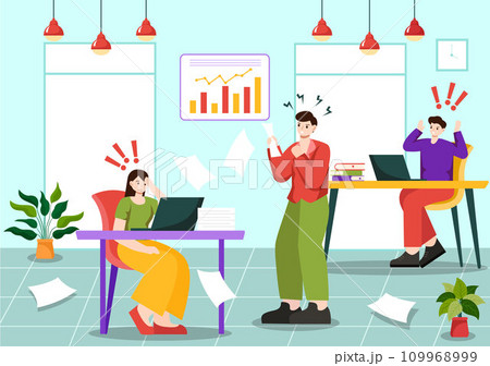 Workplace Discrimination Vector Design Illustration of Employee with Sexual Harassment and Disabled Person for Equal Employment Opportunity 109968999