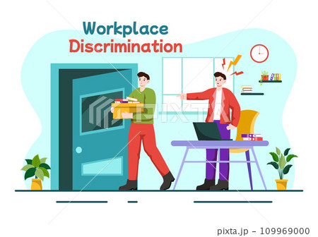 Workplace Discrimination Vector Design Illustration of Employee with Sexual Harassment and Disabled Person for Equal Employment Opportunity Workplace Discrimination Vector Design Illustration of Employee with Sexual Harassment and Disabled Person for Equal Employment Opportunity 109969000