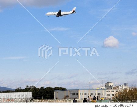 千里川土手から見た伊丹空港 千里川土手から見た伊丹空港 109969177