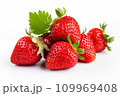 Strawberries on white background,isolated Generative AI 109969408