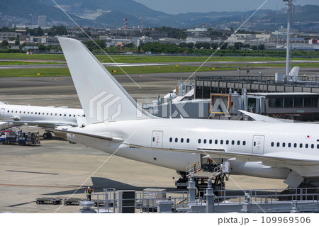 伊丹空港のボーイング787型機 109969506