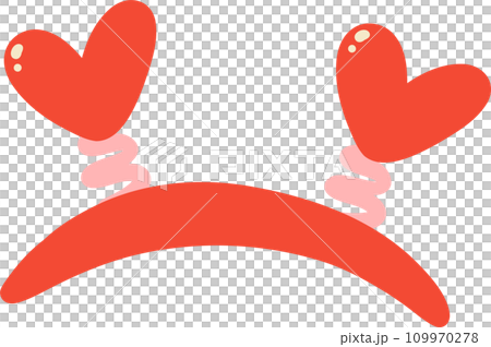 Cute Valentine heart headband illustration Cute Valentine heart headband illustration 109970278