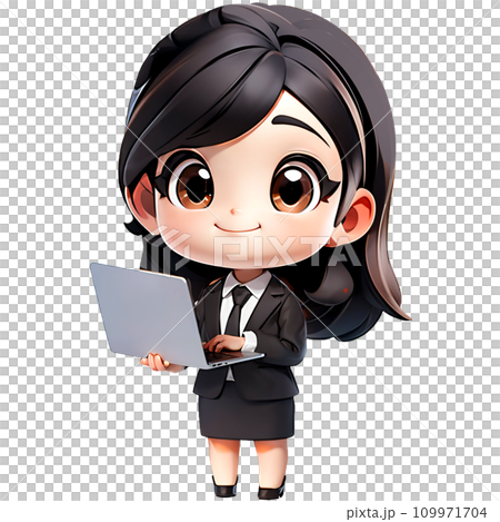 Businesswoman use device netbook online communicate Businesswoman use device netbook online communicate 109971704