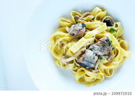 イワシのフィットチーネパスタ イワシのフィットチーネパスタ 109972010